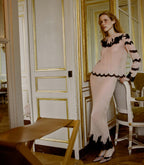 ALBERTINE ANNIVERSARY TOP -- SOFT PEACH
