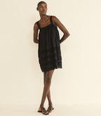ALOISE DRESS -- BLACK