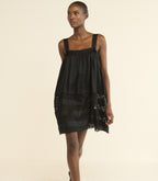ALOISE DRESS -- BLACK
