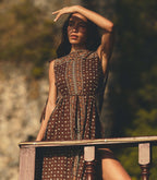 AMARANTE DRESS -- TERRE FOULARD DE LA MER