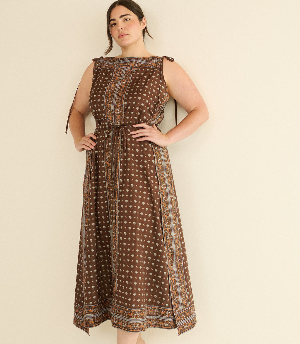 AMARANTE DRESS -- TERRE FOULARD DE LA MER