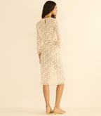 AURELLA SKIRT -- SOFT CAMELLIA