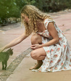 CLEA DRESS -- ROSE PETIT BOUQUET DE CHAMONIX