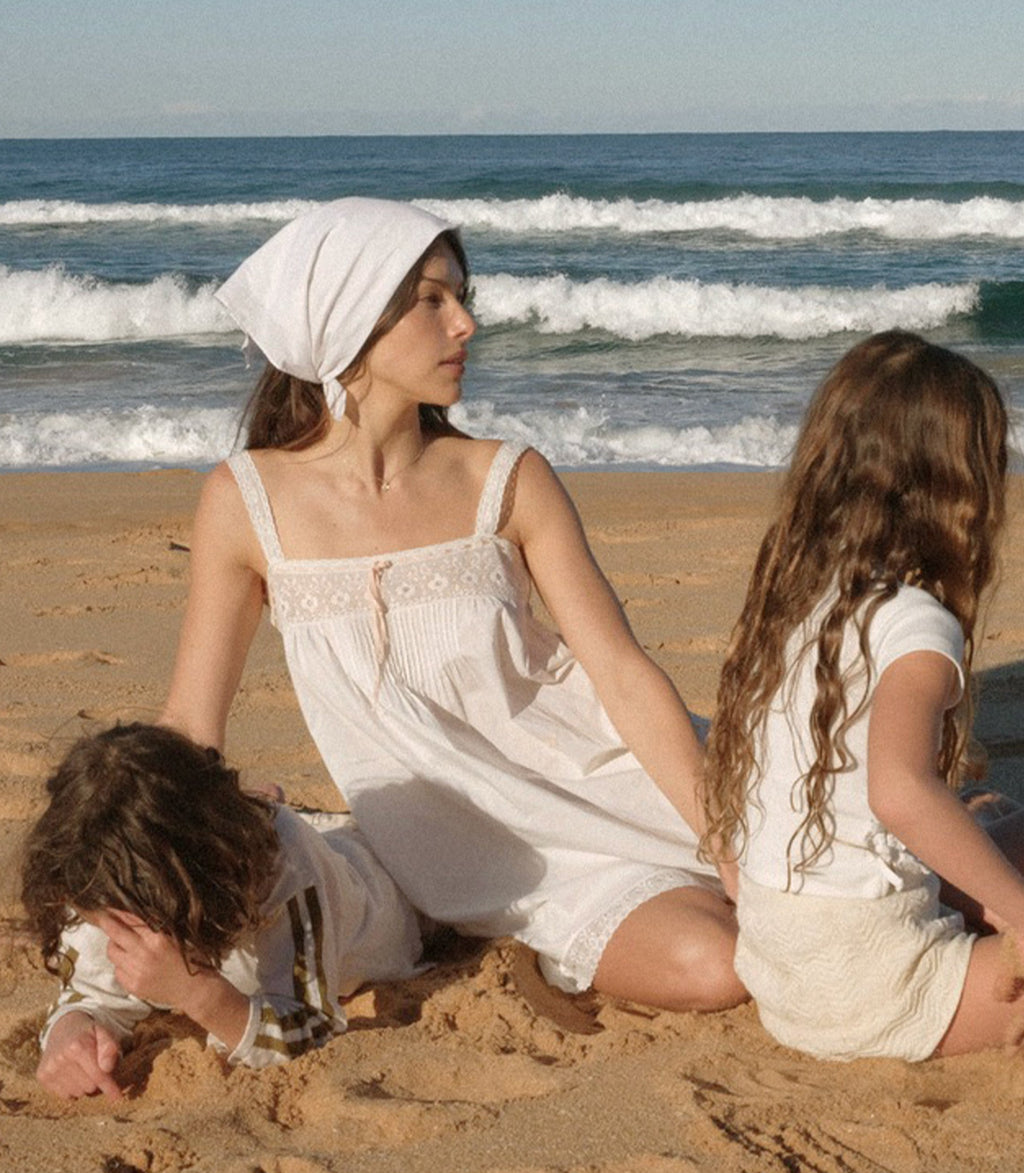 CORDELIA DRESS -- SALT