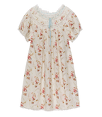 DAPHNE DRESS -- BLANC PRAIRIE ROSE