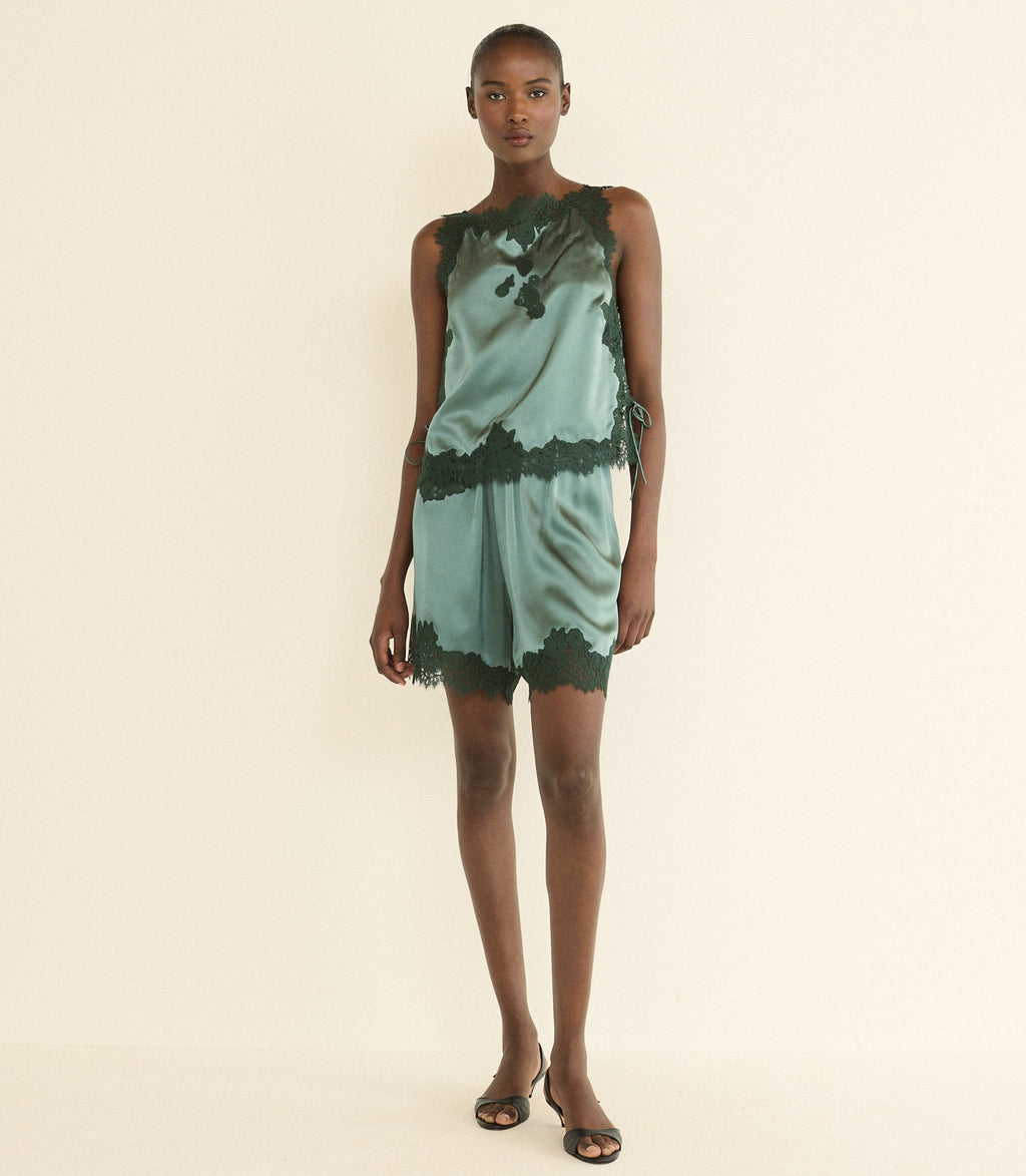 EVANIA TOP -- DULAC GREEN
