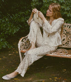 FELISE PANT -- CAMELLIA BLOOM