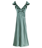 FIONA DRESS -- DULAC GREEN