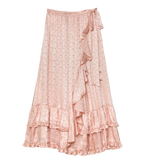 FIORENZA SKIRT -- PEACH SORBET