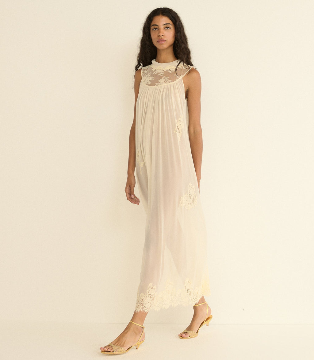 FLORENTE DRESS -- SEA SALT