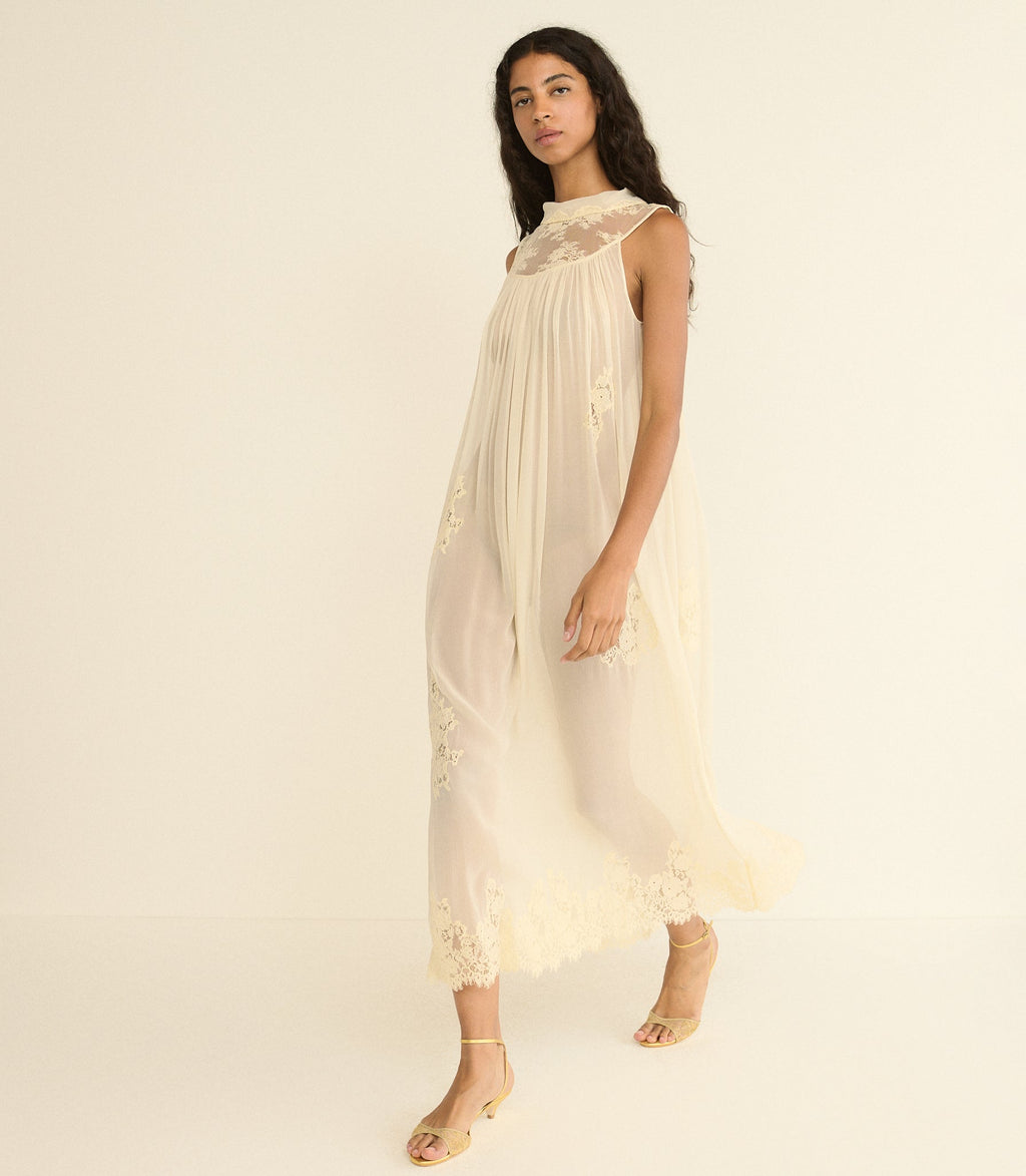 FLORENTE DRESS -- SEA SALT