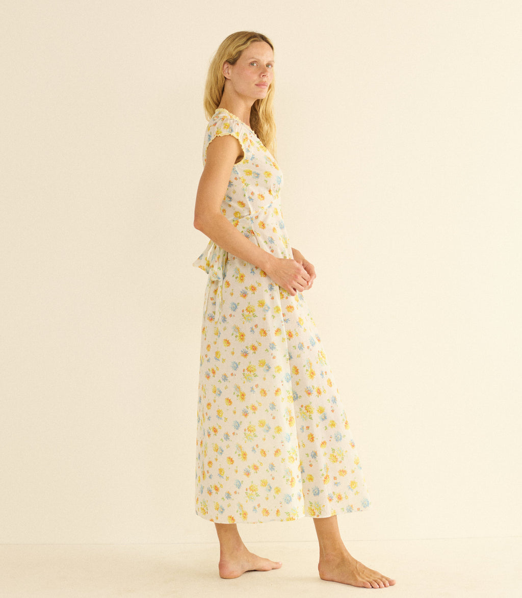 HELIA DRESS -- DAHLIA FLORAL