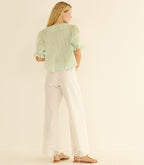 HENRI TOP -- SEAFOAM