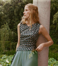 JANILLE TOP -- CHAUMONT PAISLEY