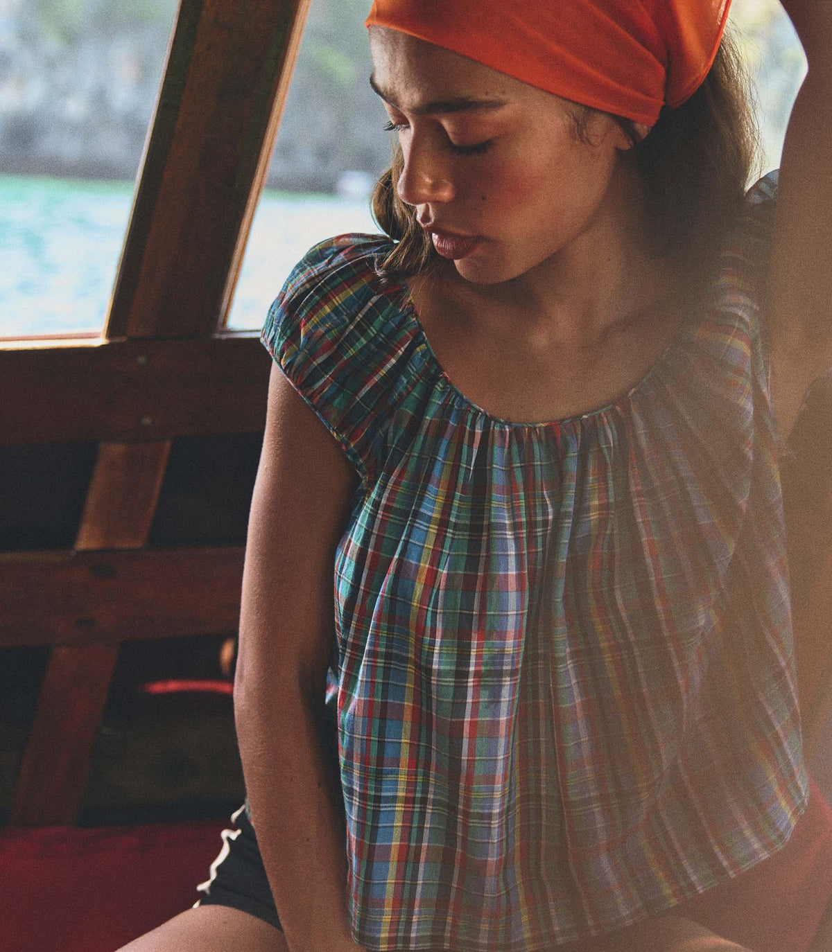 JESSA TOP -- ALDERBROOK PLAID