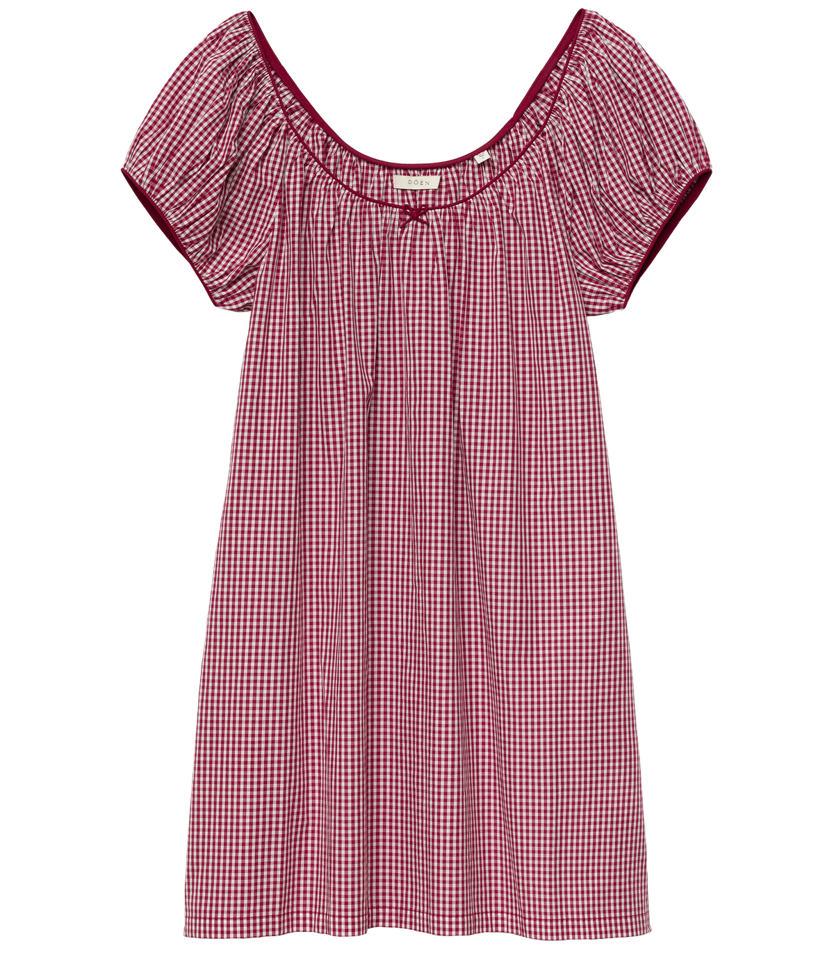 JULIA DRESS -- MULBERRY LA MADDALENA GINGHAM