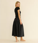 LARA TEE -- BLACK