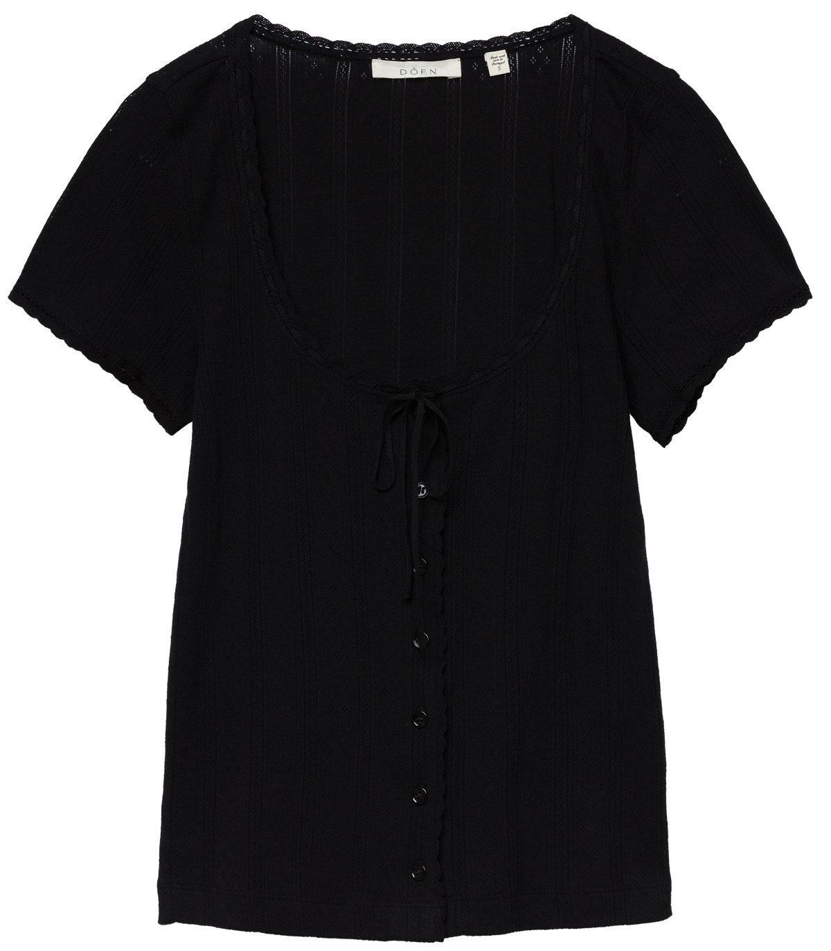 LARA TEE -- BLACK