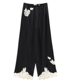 LAVON PANT -- BLACK WITH CANDLELIGHT LACE