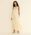 LUCIANE DRESS -- VANILLA