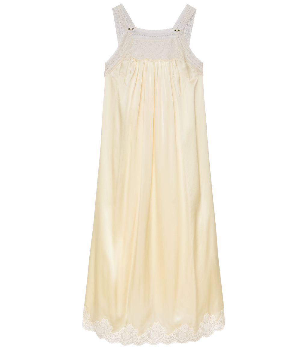 LUCIANE DRESS -- VANILLA