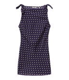 MALTINA DRESS -- NAVY CADIZ FOULARD