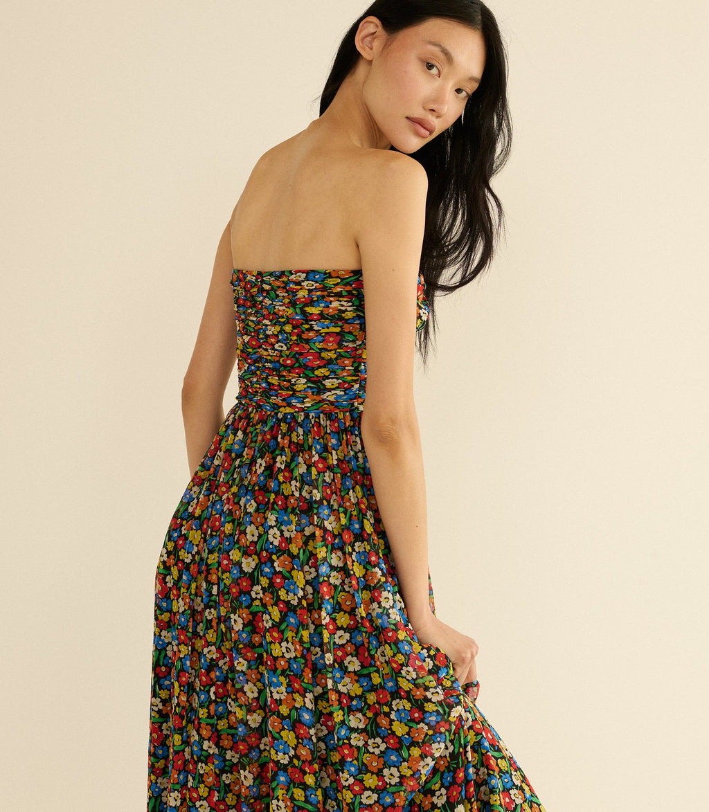 MARGUERITE DRESS -- BEGONIA BLOSSOM