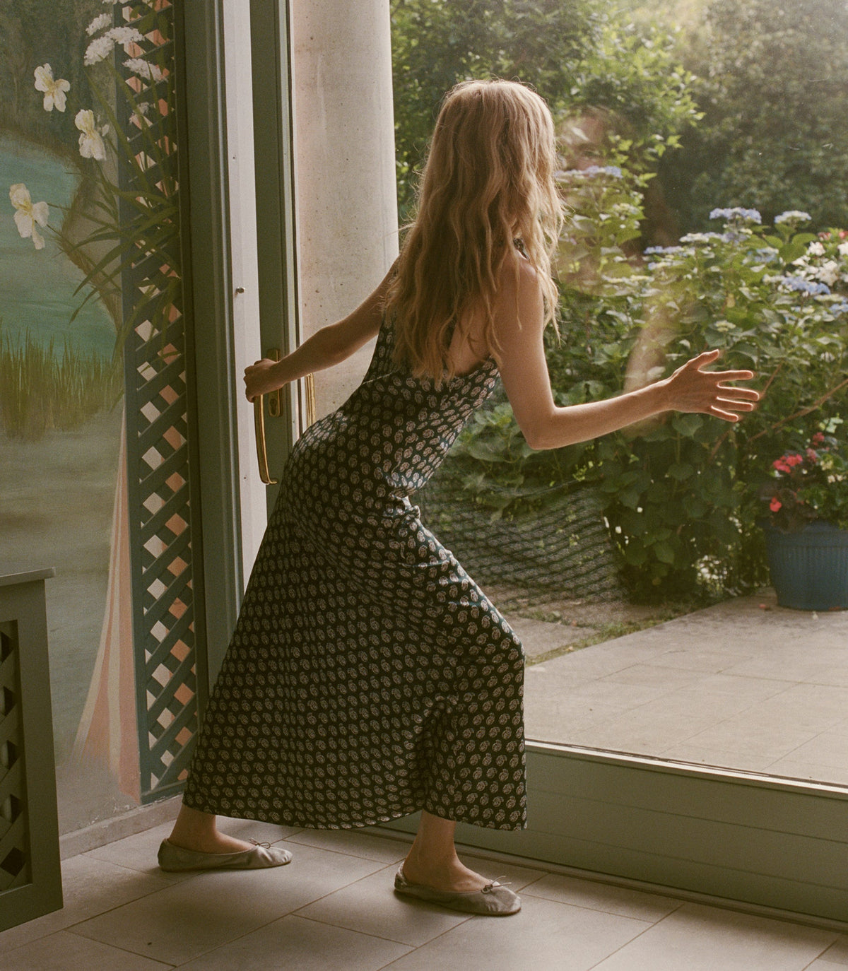 MARISELLE DRESS -- CHAUMONT PAISLEY