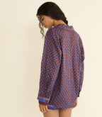 MAURISE TOP -- MENORCA FOULARD