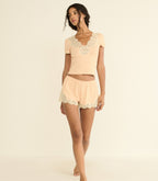 NALIA TEE -- LIGHT PEACH SORBET