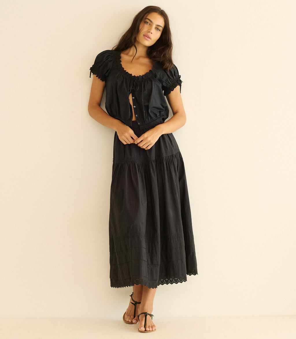 NERA TOP -- BLACK