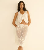 NEROLI SKIRT -- PEARL