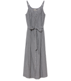 NEVITA DRESS -- NOIR LA MADDALENA GINGHAM