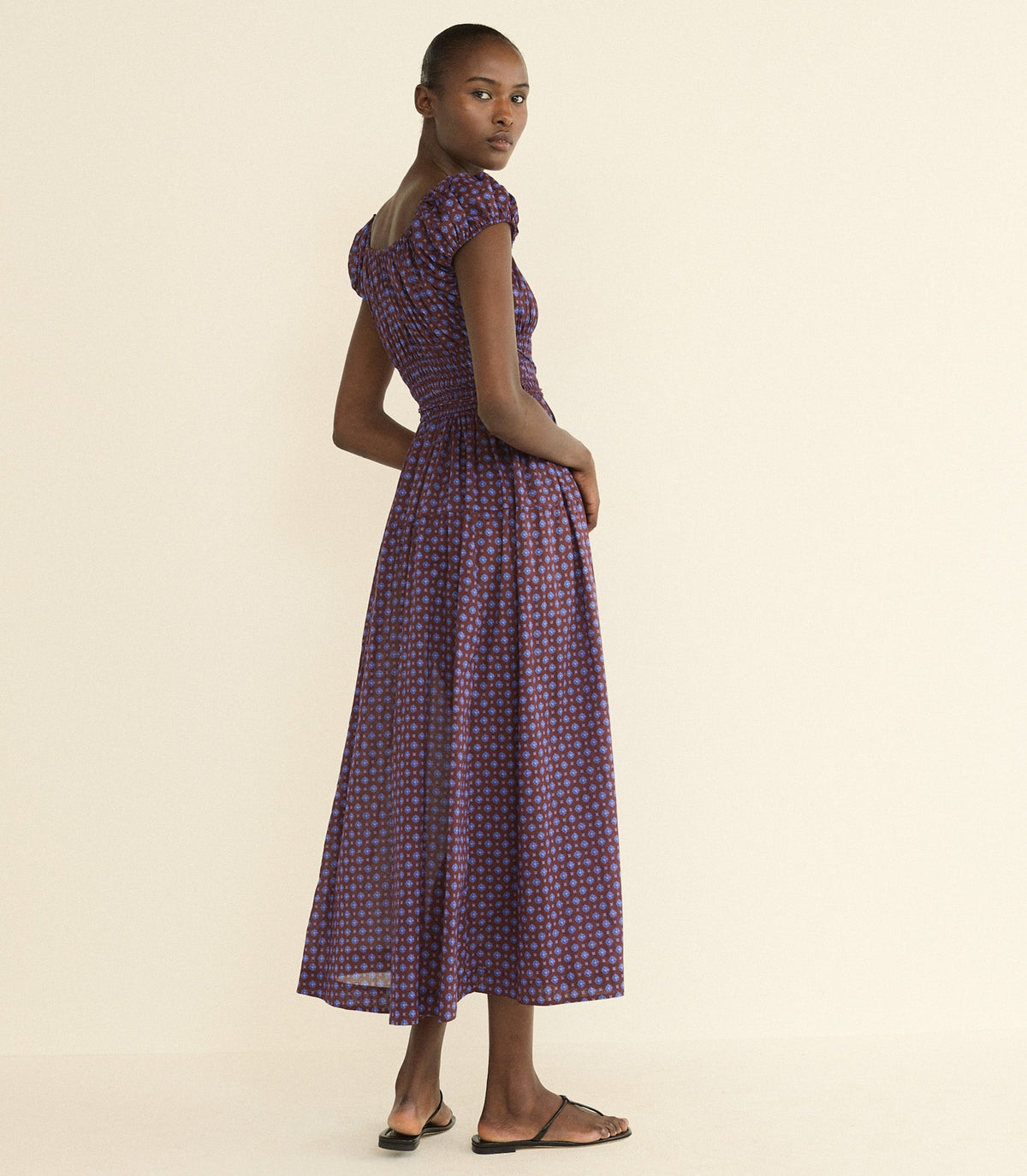 QUINELLE DRESS -- MENORCA FOULARD