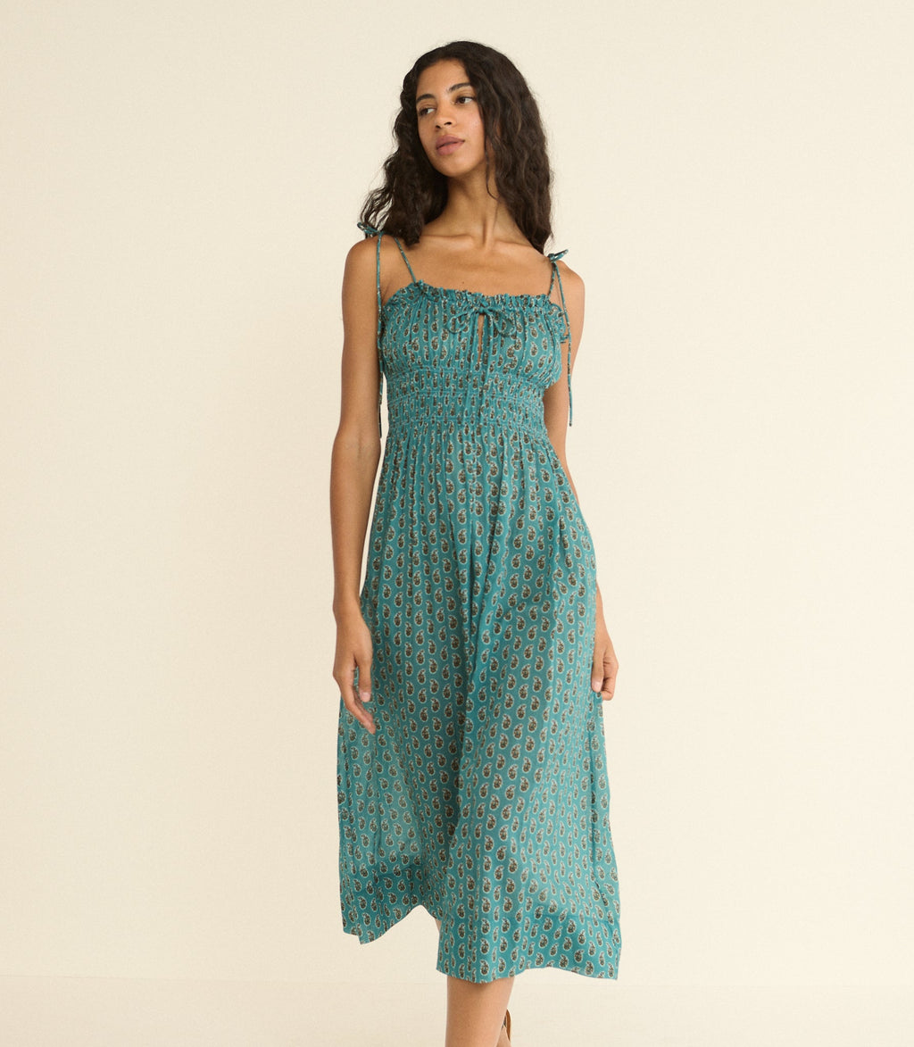 RHODA DRESS -- ALBA PAISLEY
