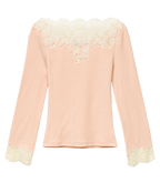 RIANA TEE -- LIGHT PEACH SORBET