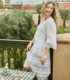 SIDRA SKIRT -- SALT