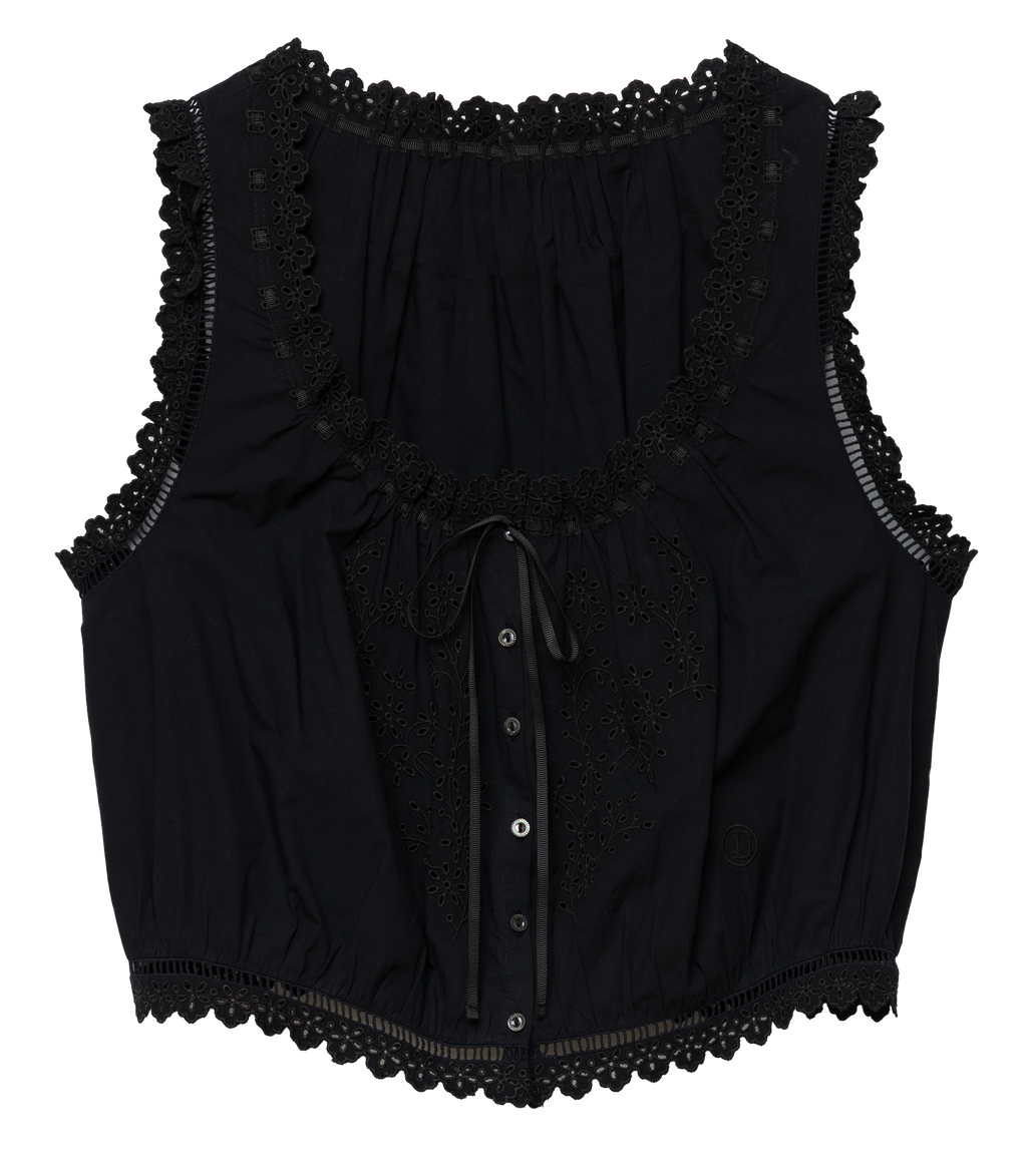 TRAVELER TOP -- BLACK