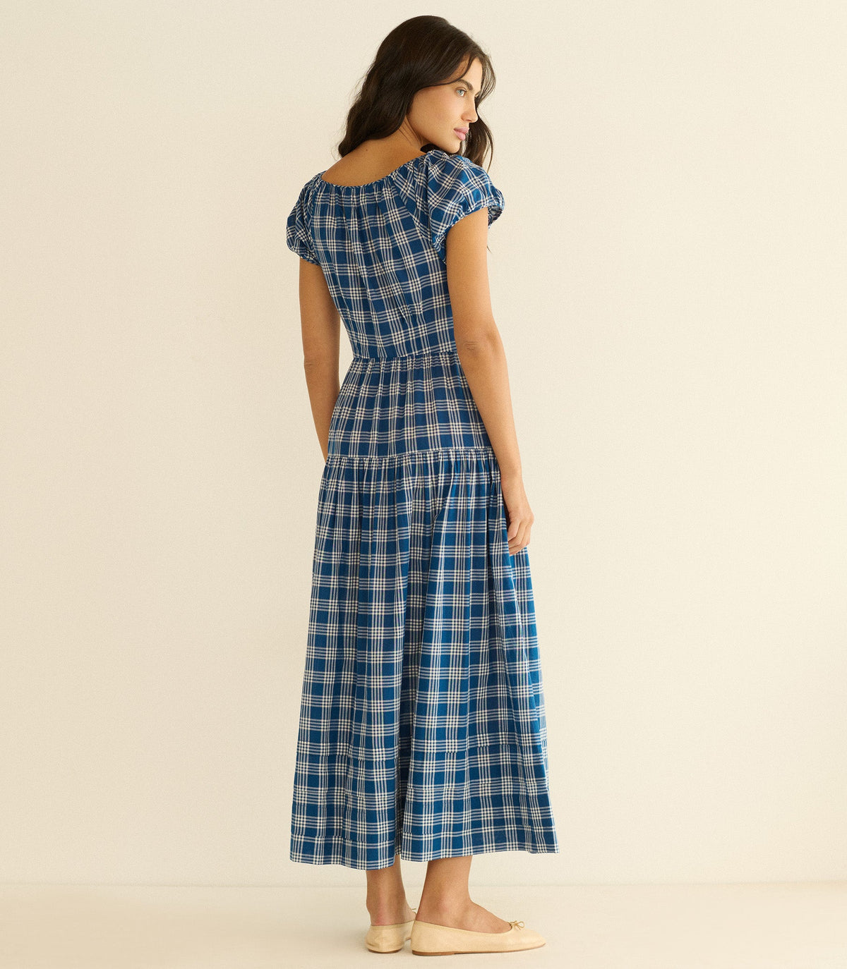 VALENNE DRESS -- DORSET PLAID