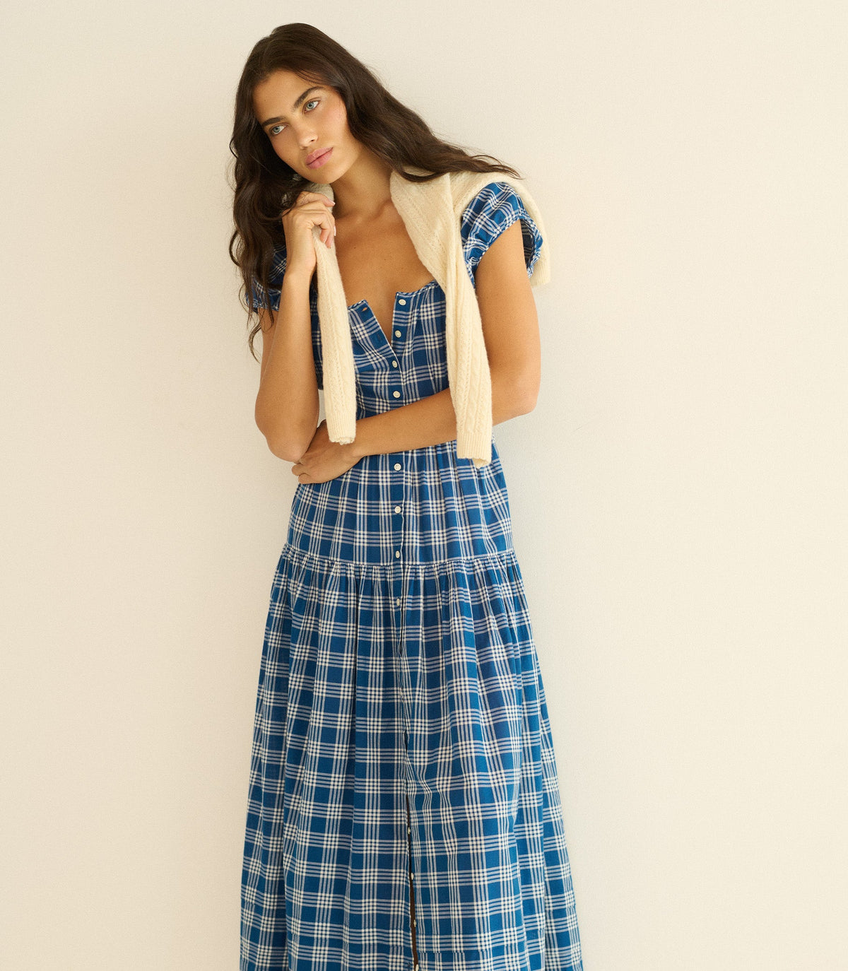 VALENNE DRESS -- DORSET PLAID
