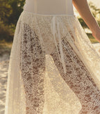 ZINNIA SKIRT -- SALT